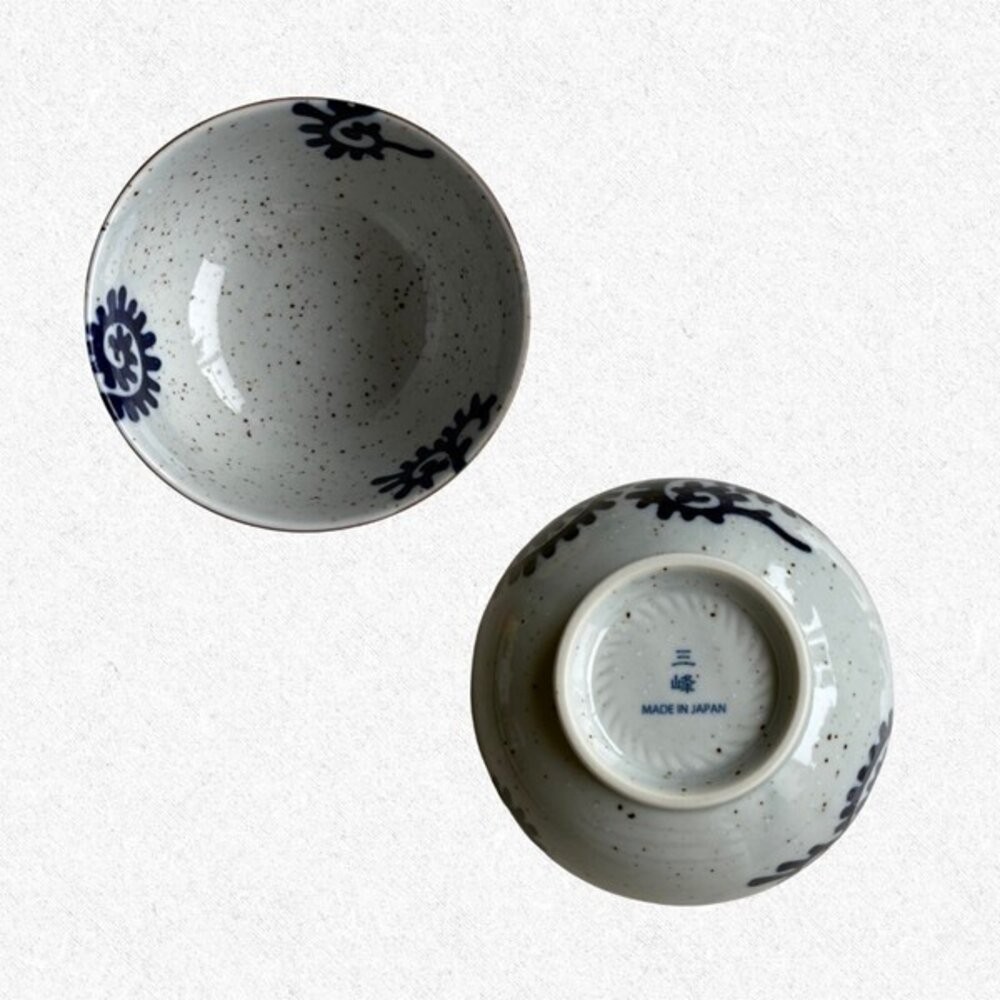 日本美濃燒 經典日式飯碗 深碗 5吋碗 | 日系餐桌必備 錆十草 唐草 渕十草 小碗 陶瓷湯碗 飯碗 湯碗 日本進口-細節圖5