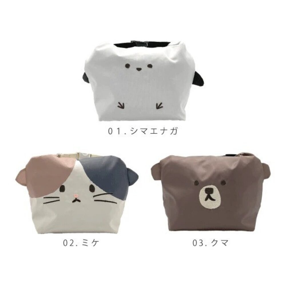 超可愛動物造型保冷袋 兩種尺寸 可愛便當袋 飯糰 | 保冷袋 野餐袋 上班上課 午餐必備 手提袋 午餐袋 日本進口-細節圖5