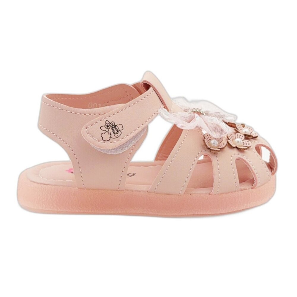 優雅漂亮蝴蝶結女童涼鞋-細節圖3