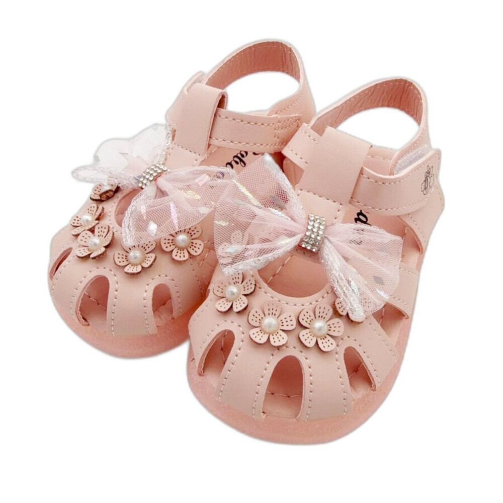 優雅漂亮蝴蝶結女童涼鞋-細節圖7