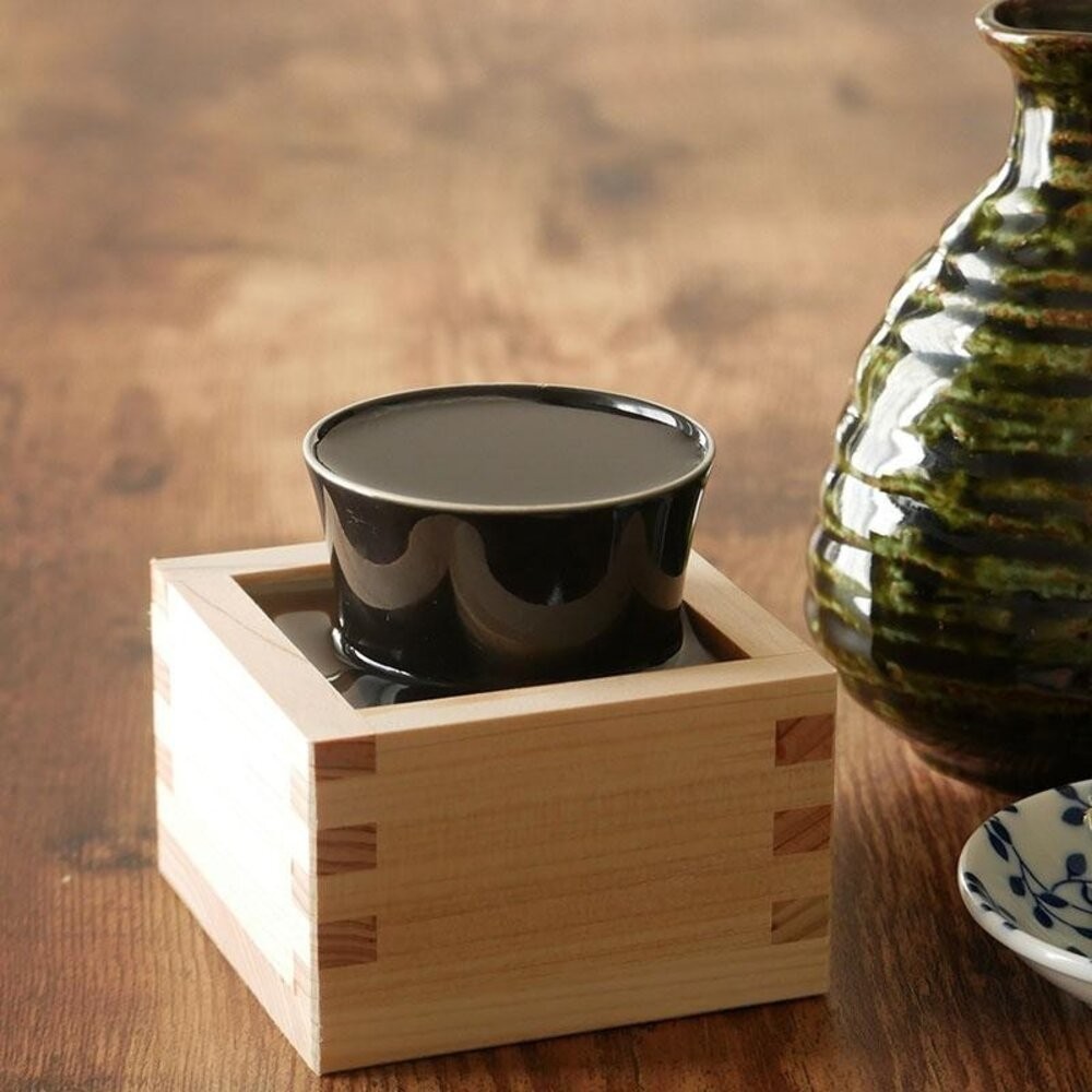 日本製造 檜木 酒枡杯 清酒杯 170ml 酒杯 燒酒杯 清酒 白酒杯 小酒杯 酒杯架 日本進口-細節圖5
