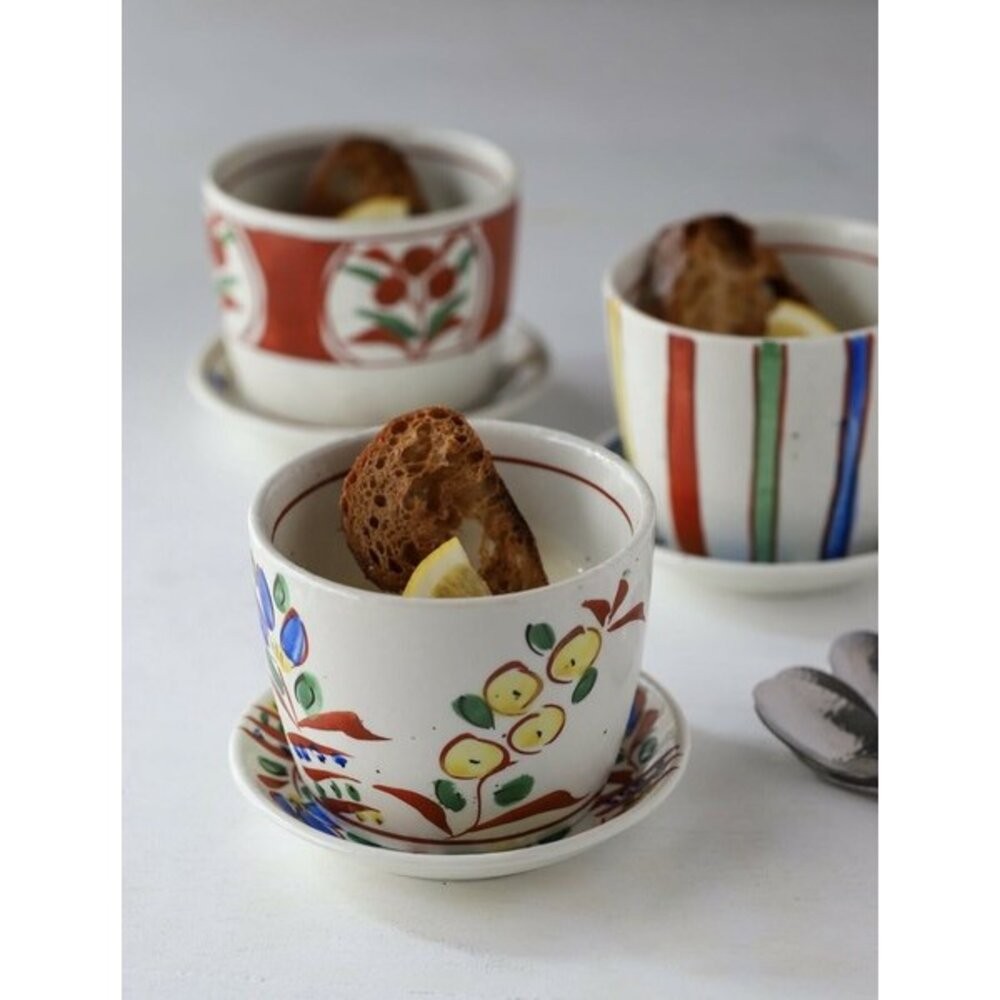 日本製 吾山窯 蒸蛋杯 杯碟 豬口杯 蕎麥麵杯 小碟子 小菜 醬料碟 甜點 布丁碗 燕窩碗 美濃燒 日本進口-細節圖6