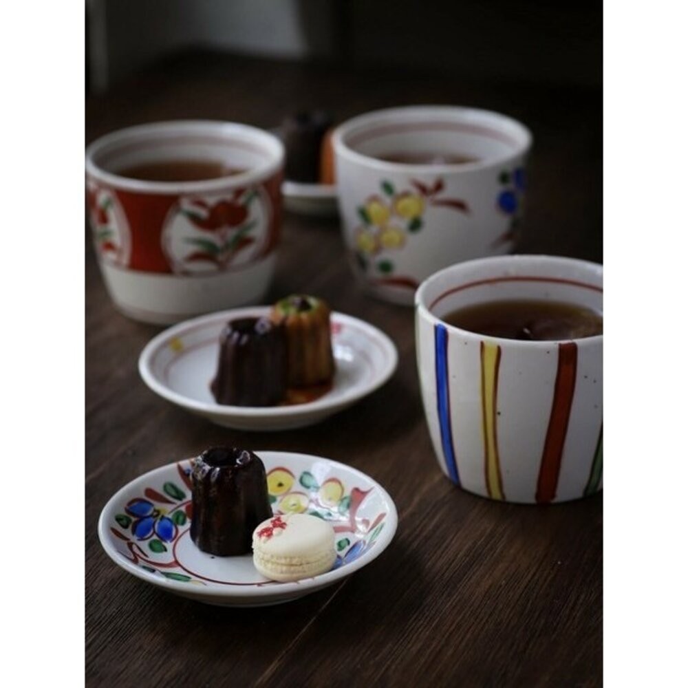 日本製 吾山窯 蒸蛋杯 杯碟 豬口杯 蕎麥麵杯 小碟子 小菜 醬料碟 甜點 布丁碗 燕窩碗 美濃燒 日本進口-細節圖7