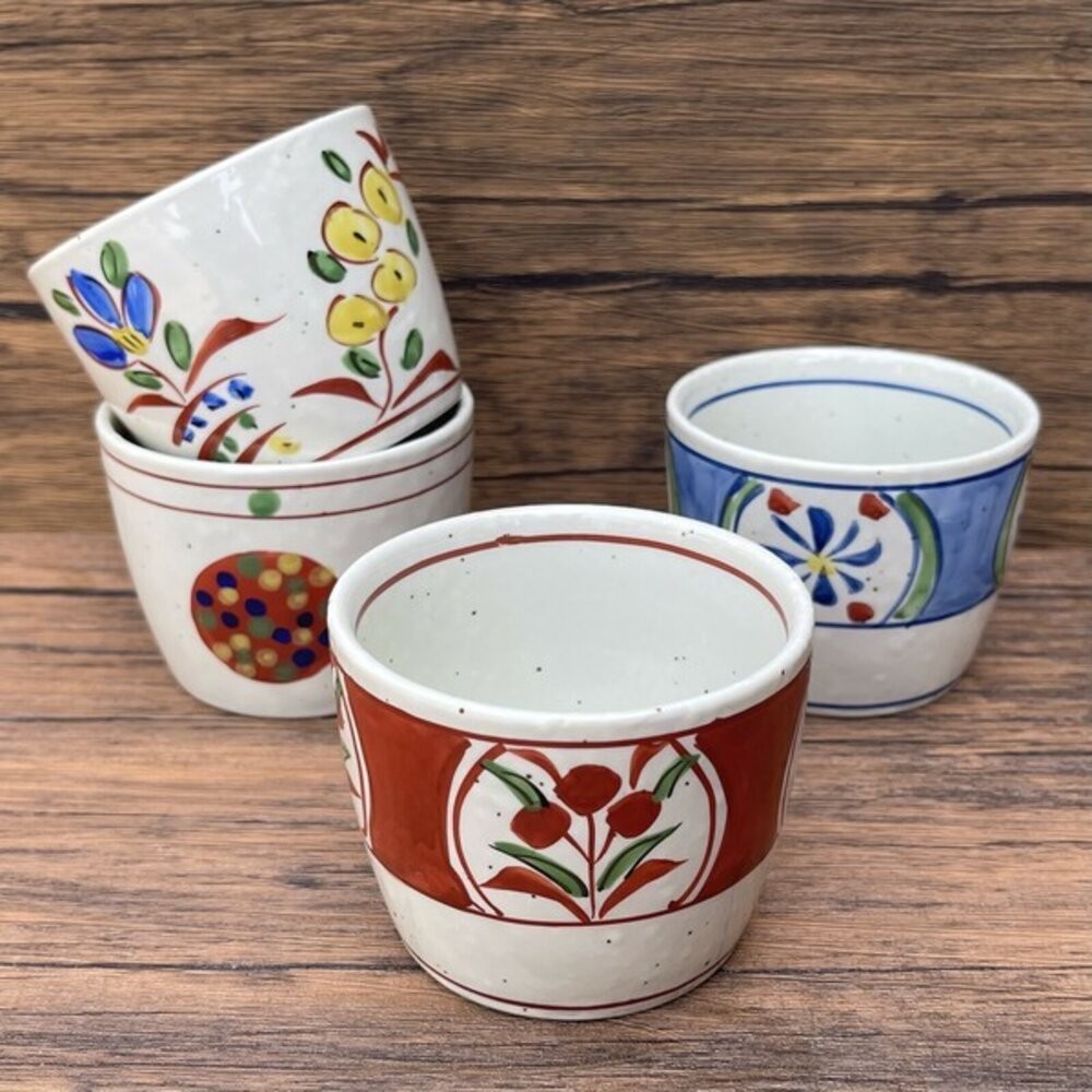 日本製 吾山窯 蒸蛋杯 杯碟 豬口杯 蕎麥麵杯 小碟子 小菜 醬料碟 甜點 布丁碗 燕窩碗 美濃燒 日本進口-細節圖9