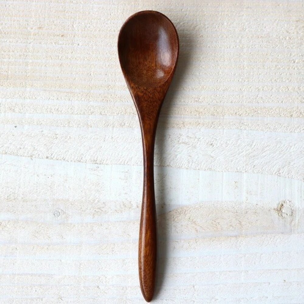 日式天然木製餐具 甜點叉 湯匙 抹茶粉勺 天然紋理 木質觸感 甜點匙 布丁湯匙 冰淇淋匙 雙齒叉 若兆 日本進口-規格圖7