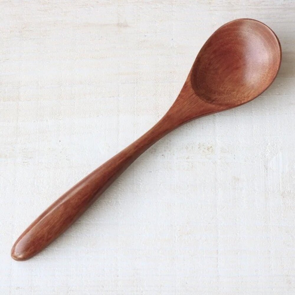 日式天然木製餐具 甜點叉 湯匙 抹茶粉勺 天然紋理 木質觸感 甜點匙 布丁湯匙 冰淇淋匙 雙齒叉 若兆 日本進口-規格圖7