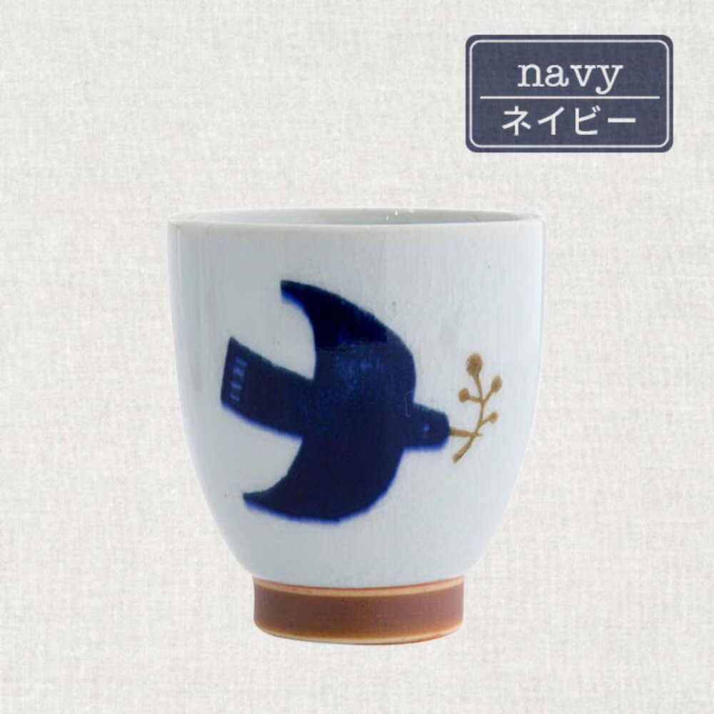 日本製 波佐見燒 冰裂紋海鷗造型茶杯 茶杯組 | 茶杯 茶杯陶瓷 陶瓷杯 花茶杯 日式茶杯 日本進口-細節圖2