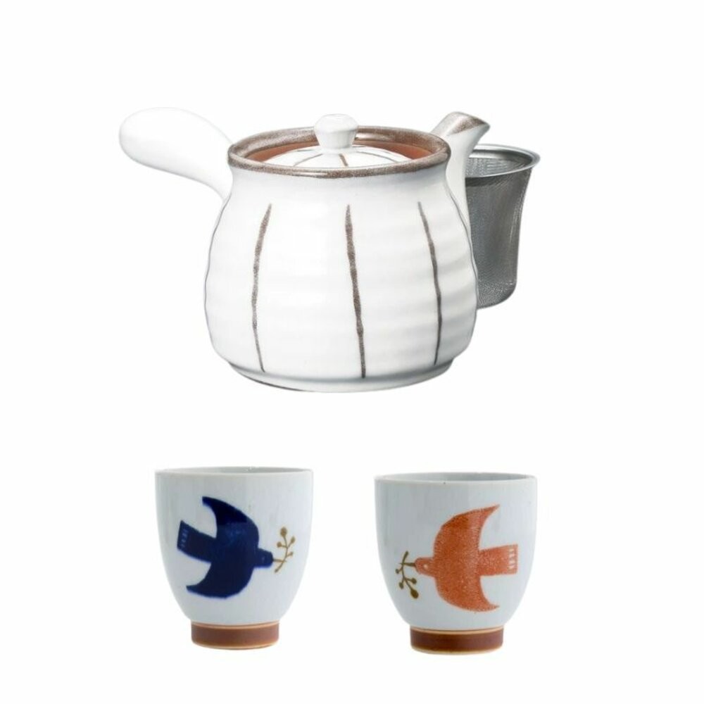 茶壺+海鷗茶杯組