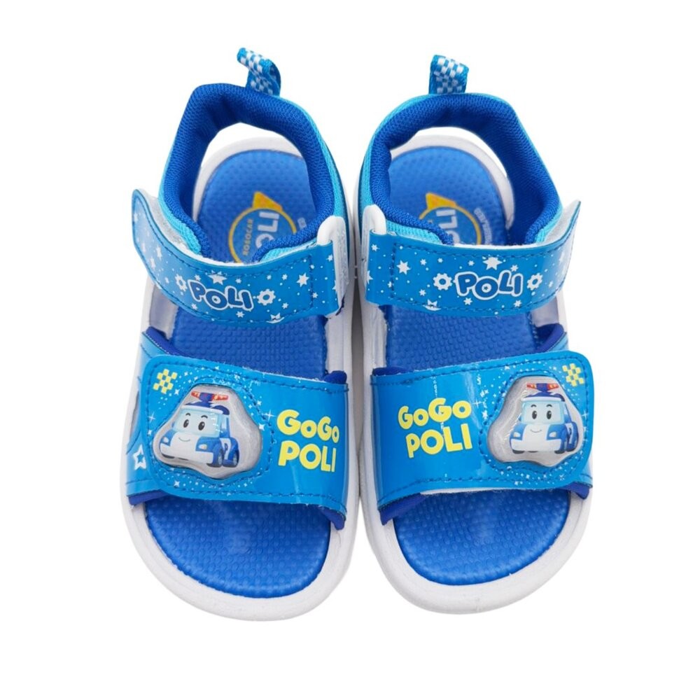 台灣製波力男童電燈涼鞋-細節圖2