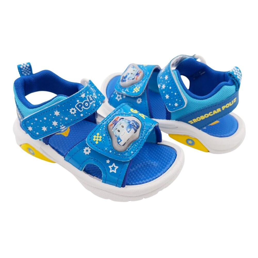 台灣製波力男童電燈涼鞋-細節圖5