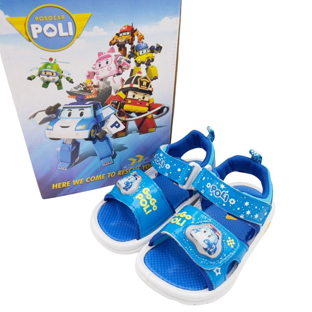 台灣製波力男童電燈涼鞋-細節圖7