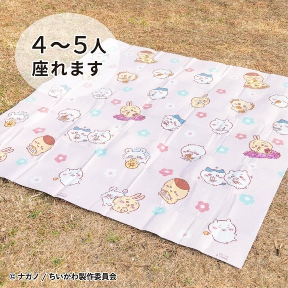 吉伊卡哇 麵包超人 超人氣野餐墊 附收納袋 180cm 4~5人用 遊戲墊 露營 賞櫻 野餐  日本進口-細節圖7