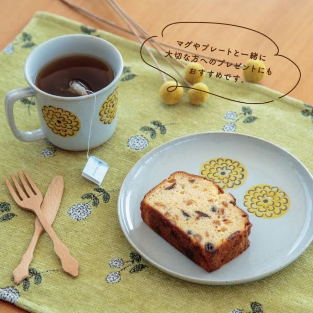 日本波佐見燒 陶瓷花朵圓盤 馬克杯 餐墊 | 杯子 點心盤 咖啡杯 盤子 日本製餐盤 日本進口-細節圖3