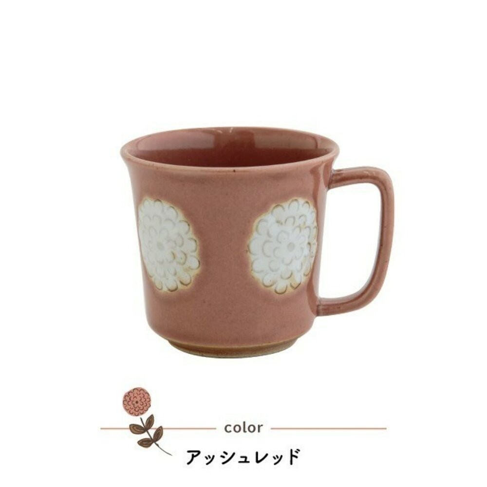 日本波佐見燒 陶瓷花朵圓盤 馬克杯 餐墊 | 杯子 點心盤 咖啡杯 盤子 日本製餐盤 日本進口-規格圖11