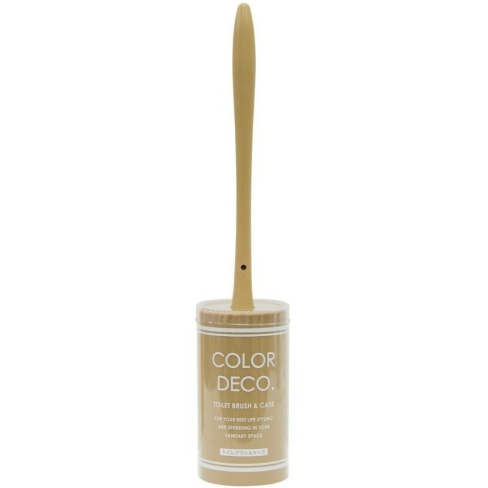 日本製COLOR DECO馬桶刷 莫蘭迪色系 共七色 硬質刷毛 收納座 | 清潔刷 衛浴用品 清潔用具 居家生活 浴室清-規格圖8