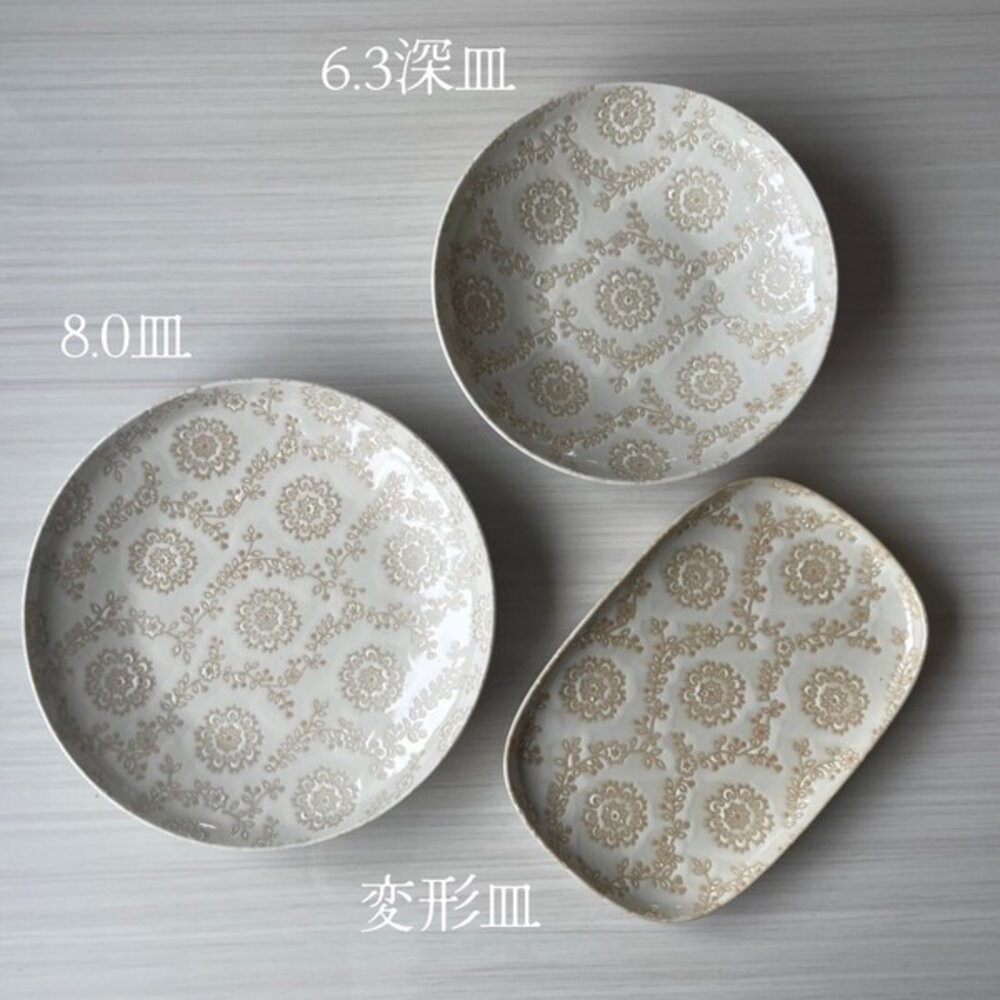 日本製美濃燒 優雅蕾絲花邊陶瓷小碗 法式餐碗 陶瓷碗 | 湯碗 飯碗 小碗 日本美濃燒 日本進口-細節圖5