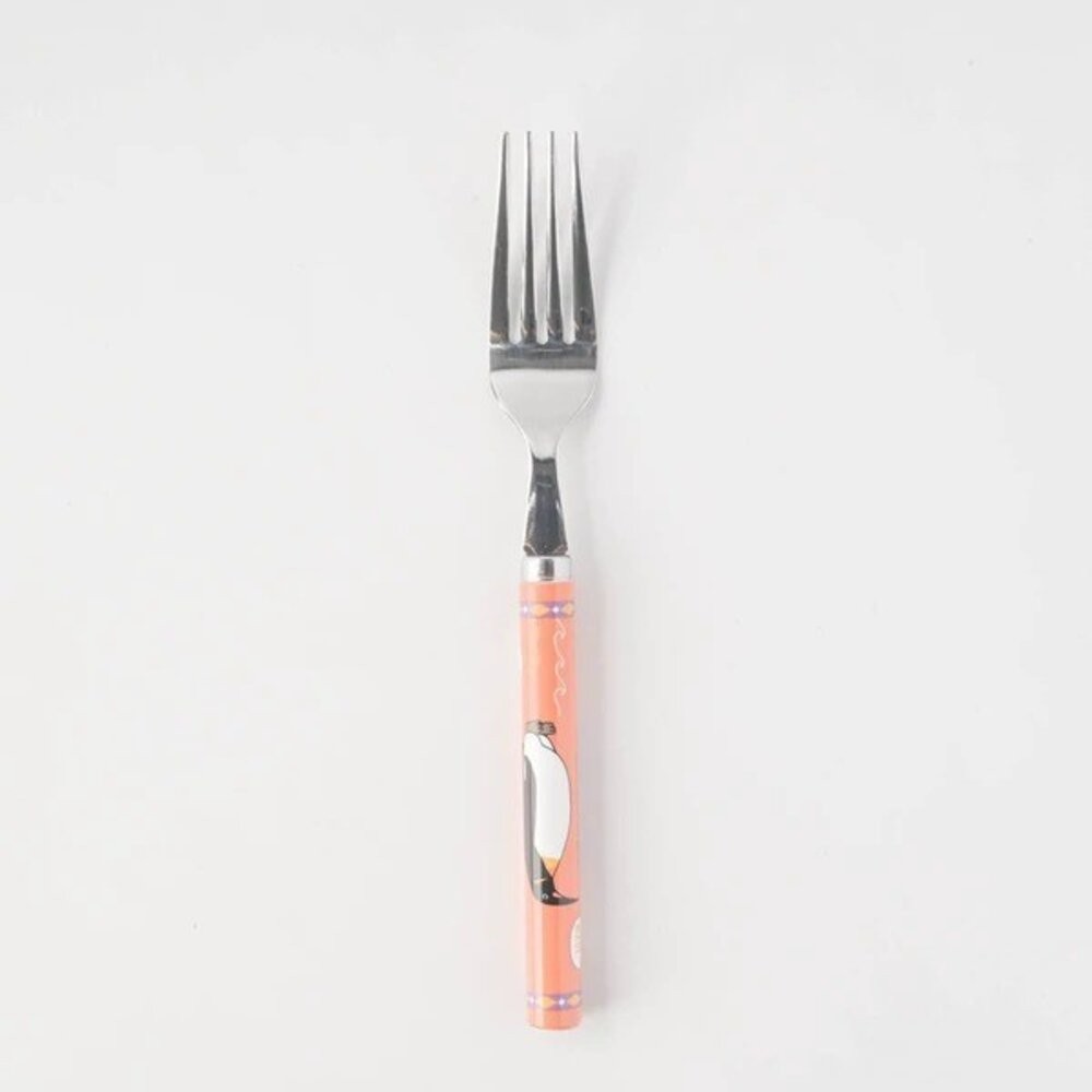 日本燕三條 高桑金屬 海洋動物不銹鋼叉子 ｜色彩鮮豔生動 北極熊 海豚 企鵝 環保餐具 露營餐具 餐叉 日本進口-細節圖6