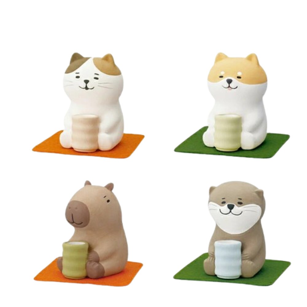 超可愛 擴香石公仔 香氛擴香石 精油擴香石 | 擺件 陶瓷 貓 柴犬 水獺 卡皮巴拉-細節圖2