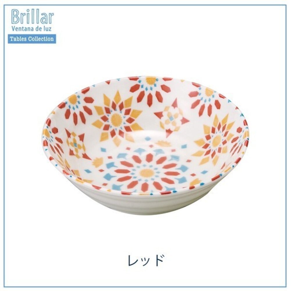 日本製小倉陶器復古花磚拼花餐盤 小碗 | 餐碗 碗盤 異國風 大容量深盤 職人手作 日本進口-規格圖6