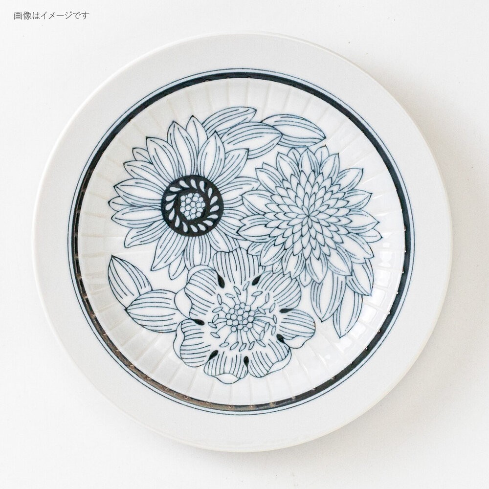 日本製復古浮雕花卉盤 Anticoflower7吋點心盤 | 餐盤 蛋糕盤 咖啡廳擺盤 早午餐盤 絕美餐桌道具 日本進口-規格圖10