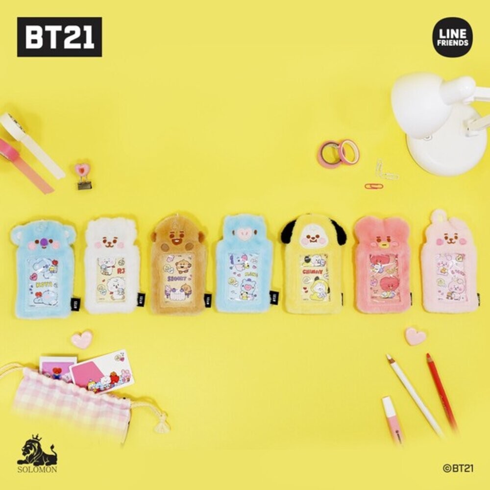 BT21 毛絨絨 卡夾 鑰匙圈 防彈少年團 | 證件套 證件卡套 悠遊卡套 卡套 證件夾 卡片套 悠遊卡夾 日本進口-細節圖3