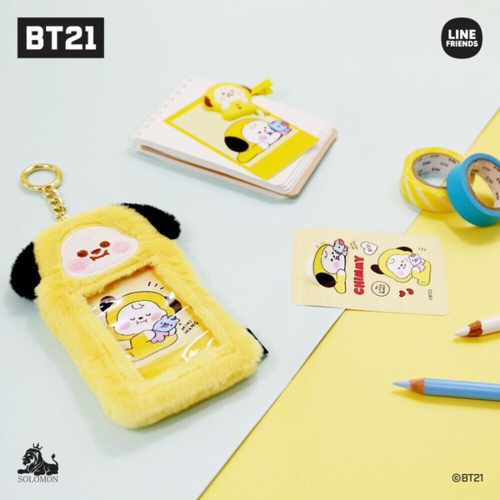 BT21 毛絨絨 卡夾 鑰匙圈 防彈少年團 | 證件套 證件卡套 悠遊卡套 卡套 證件夾 卡片套 悠遊卡夾 日本進口-細節圖4