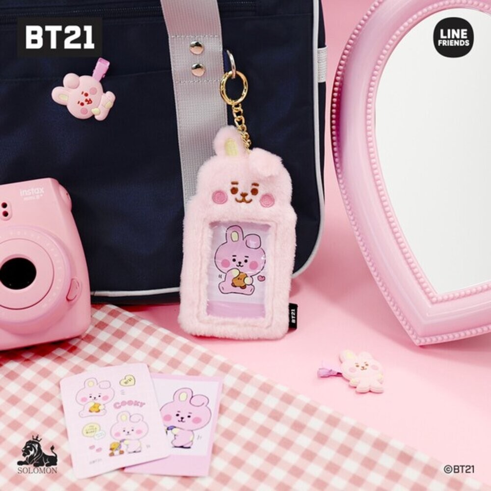 BT21 毛絨絨 卡夾 鑰匙圈 防彈少年團 | 證件套 證件卡套 悠遊卡套 卡套 證件夾 卡片套 悠遊卡夾 日本進口-細節圖5