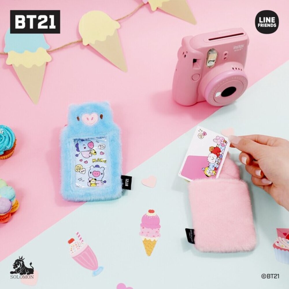 BT21 毛絨絨 卡夾 鑰匙圈 防彈少年團 | 證件套 證件卡套 悠遊卡套 卡套 證件夾 卡片套 悠遊卡夾 日本進口-細節圖7