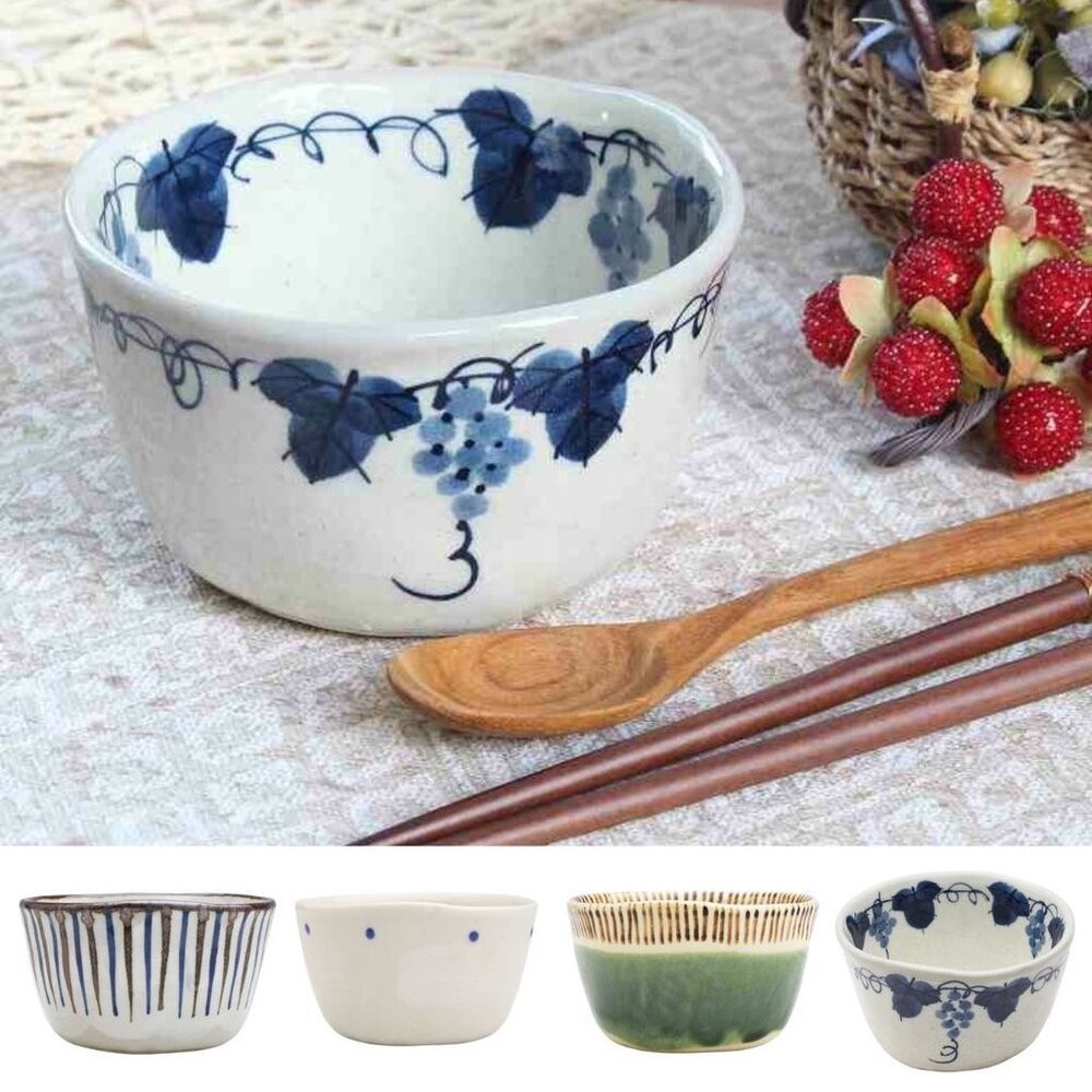 日本瀨戶燒 多款蕎麥麵碗 小湯碗 飯碗 麵碗 豬口杯 | 日式碗 日本製碗 碗 湯碗 十草碗 多用碗-細節圖3