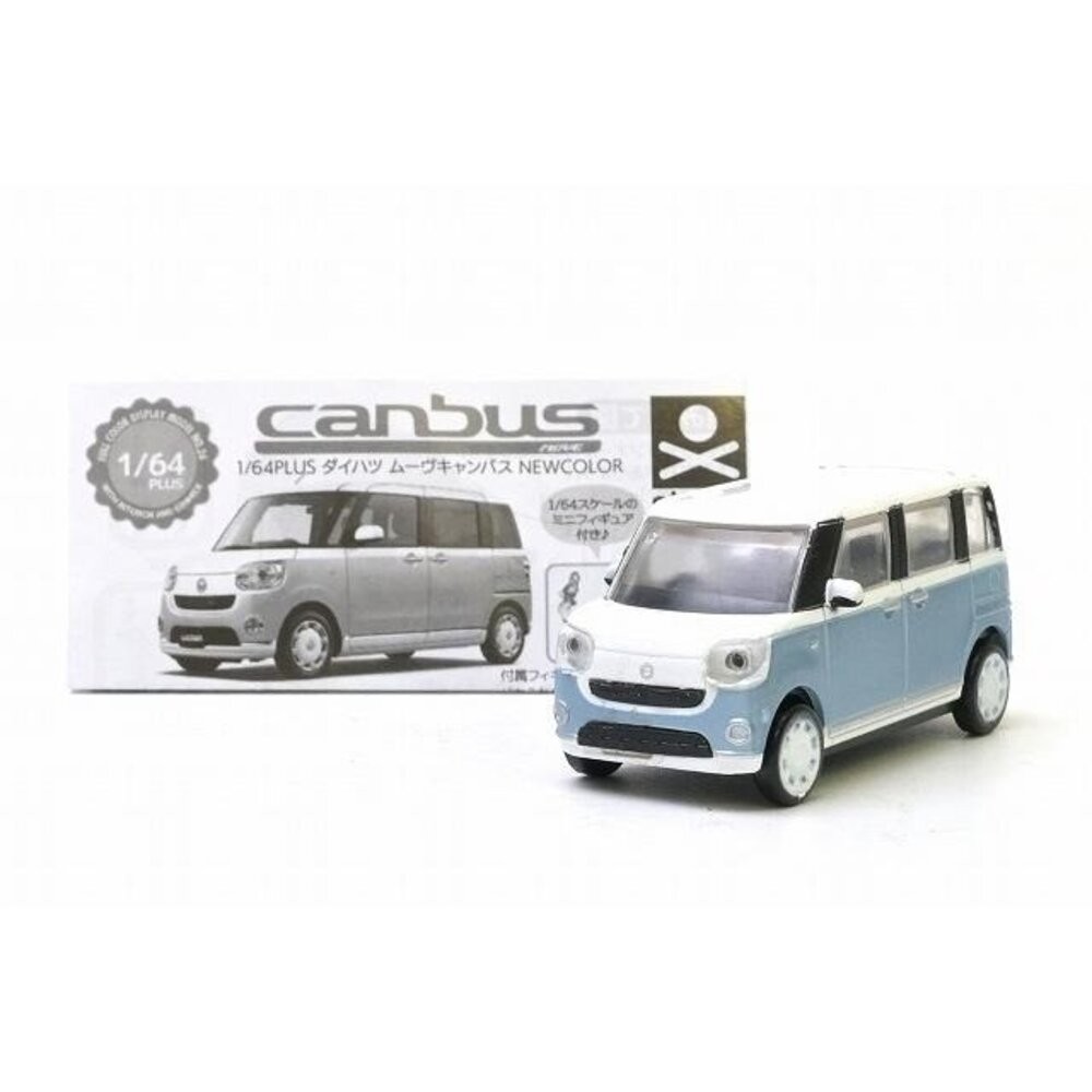 日本扭蛋 1/64 PLUS 大發 MOVE CANBUS 新色篇 | 扭蛋 汽車模型 微型模型 可愛圓潤車 日本進口-細節圖3