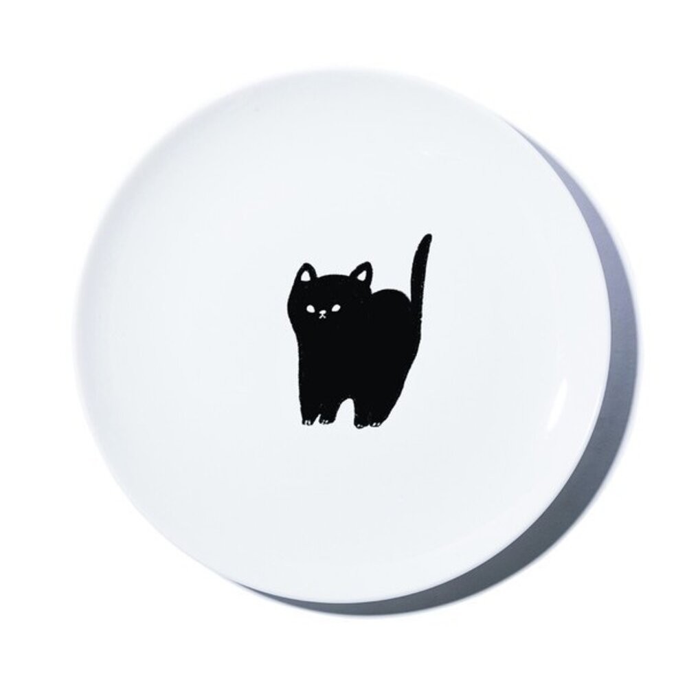 ANGLE 慵懶貓 日本製 簡約線條陶瓷餐盤 馬克杯 | 職人手繪 貓奴首選 日系質感餐具 日本進口-規格圖11