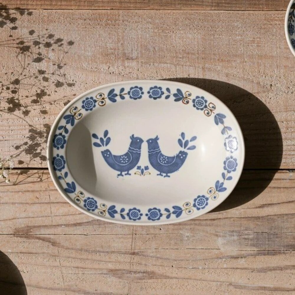 日本製 昭和復古 和平鴿陶瓷碗盤 懷舊拉麵碗 圓形深盤 | 小碗 甜點水果盤 職人手作餐盤 日本進口-細節圖9