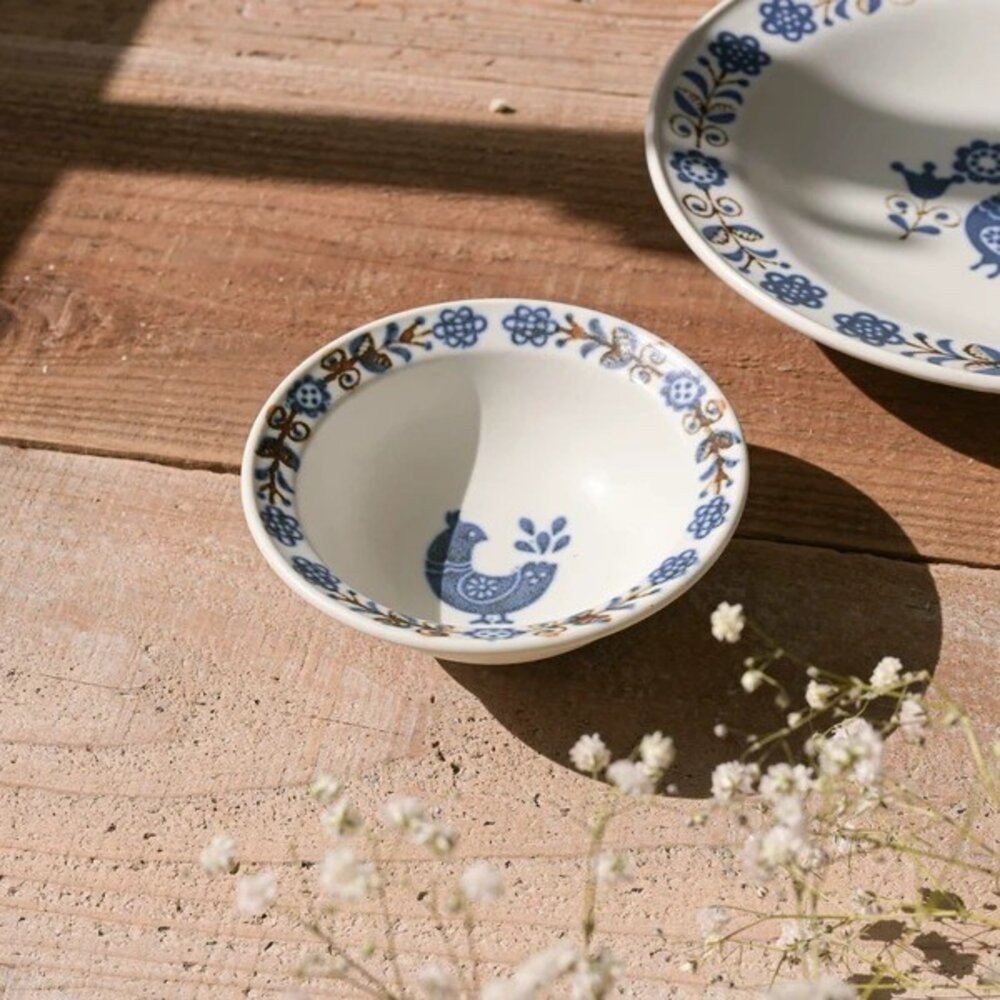 日本製 昭和復古 和平鴿陶瓷碗盤 懷舊拉麵碗 圓形深盤 | 小碗 甜點水果盤 職人手作餐盤 日本進口-規格圖11