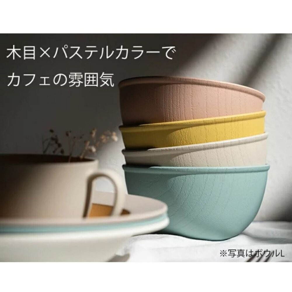 日本製 colimn木紋餐具組 盤子 碗 杯子 | 露營盤 沙拉盤 飯碗 可堆疊 耐摔 露營 野餐-細節圖2