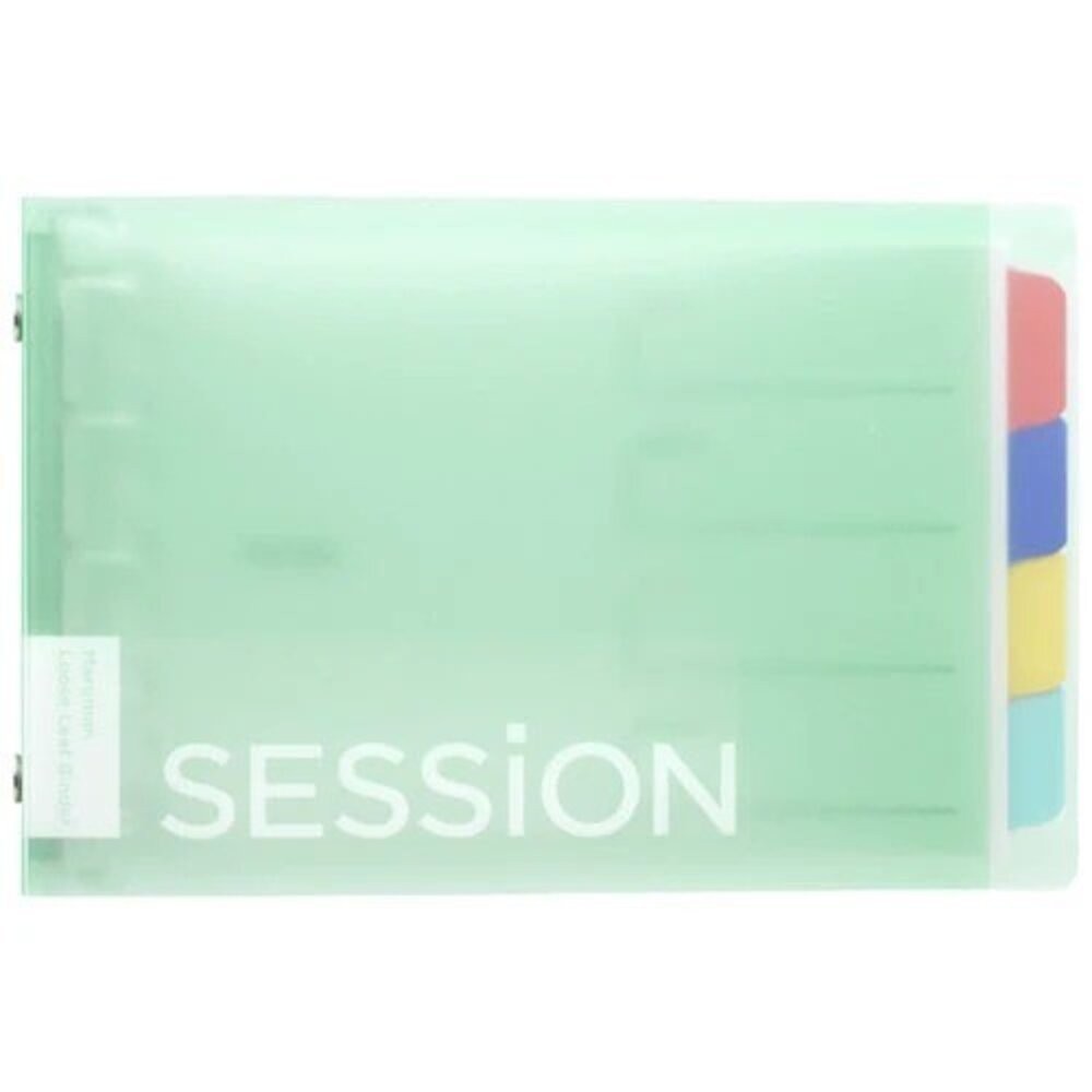 Maruman SESSiON mini B7 活頁夾 手帳本 五孔隨身筆記本 小記事本 附索引分頁 日本進口-規格圖6