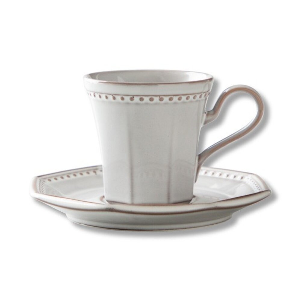 日本製 法式古典 Coline 咖啡杯盤組 職人浮雕 | 陶瓷甜點盤 下午茶組 歐式優雅美學 日本進口-規格圖10