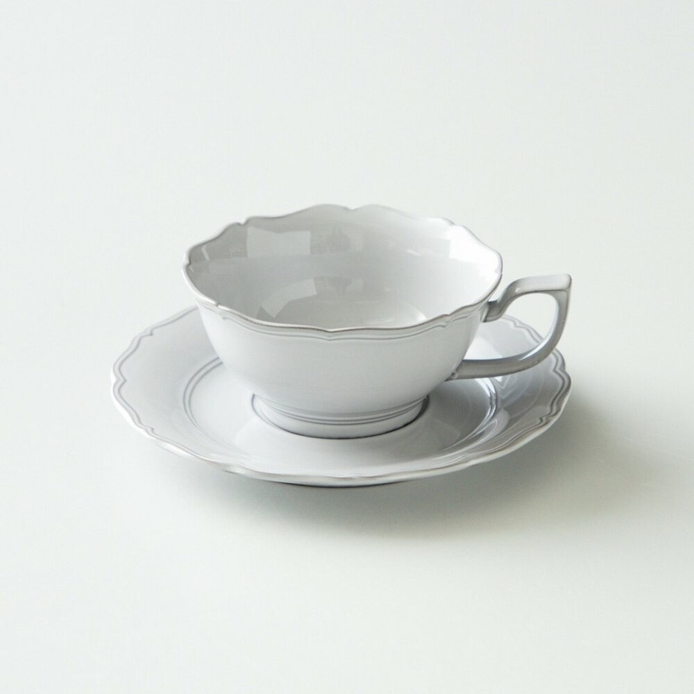 日本製 法式古典 Coline 咖啡杯盤組 職人浮雕 | 陶瓷甜點盤 下午茶組 歐式優雅美學 日本進口-規格圖10