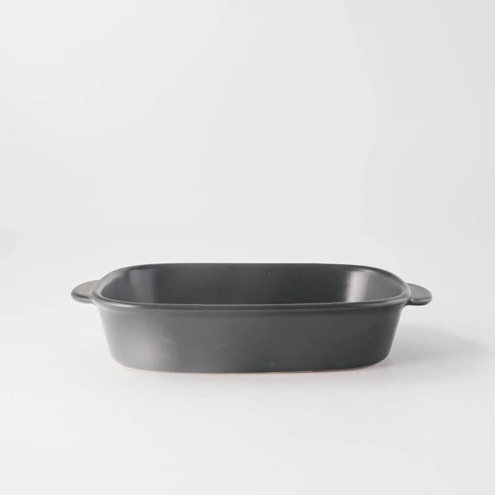 日本製 美濃燒 簡約黑白方形焗烤盤 陶瓷烤盤 | 烤箱適用 焗烤碗 烘焙盤 職人手作餐具 日本進口-細節圖6