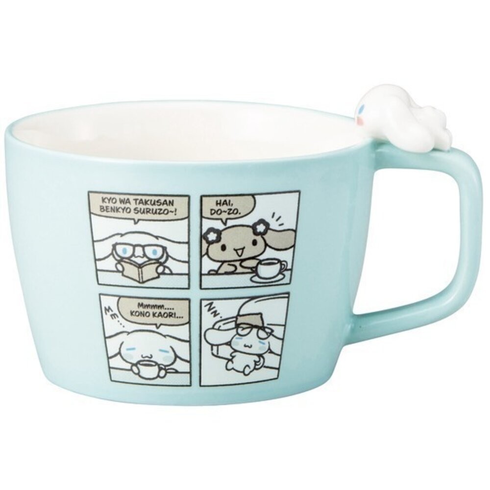 日本三麗鷗 四格漫畫馬克杯 300ml | Sanrio 杯緣子 陶瓷馬克杯 大耳狗 美樂蒂 kitty-規格圖7