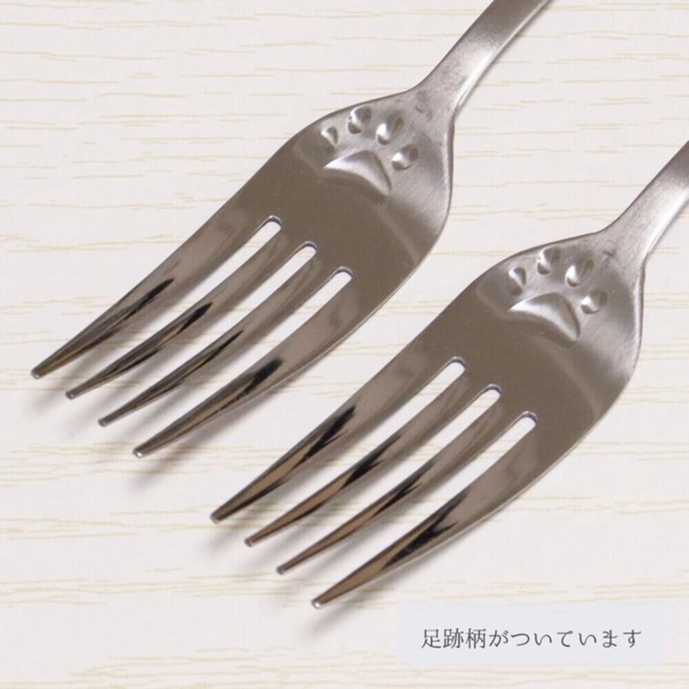 日本製 田中箸店 爪印湯匙 叉子 一組2入 | 叉子 湯匙 蛋糕叉 水果叉 環保餐具 不鏽鋼餐具 小餐具 日本進口-細節圖8
