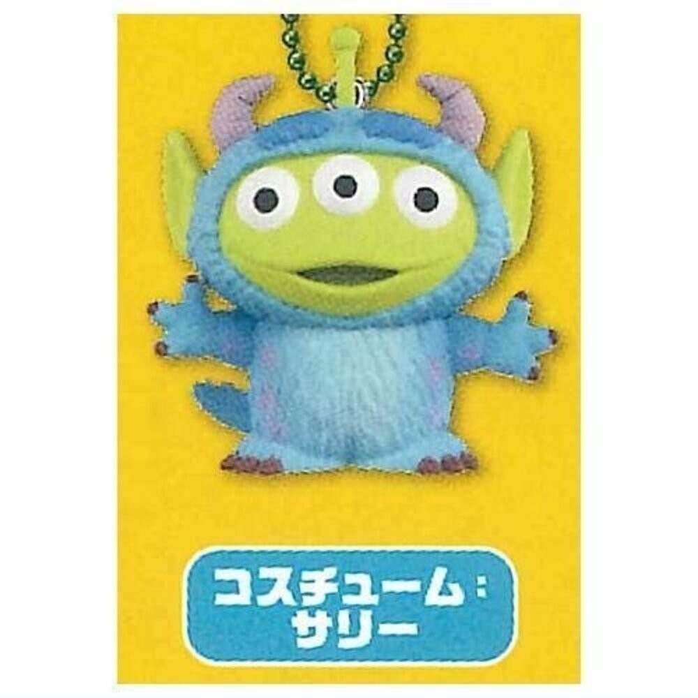 日本T-ARTS DISNEY三眼怪變裝吊飾 扭蛋 皮克斯 三眼怪吊飾 鑰匙圈吊飾 包包吊飾 三眼怪-細節圖8