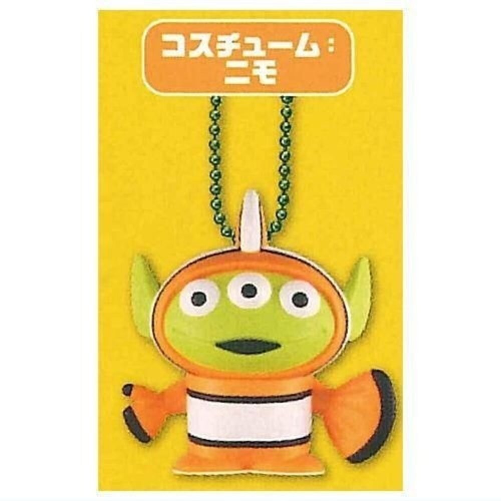日本T-ARTS DISNEY三眼怪變裝吊飾 扭蛋 皮克斯 三眼怪吊飾 鑰匙圈吊飾 包包吊飾 三眼怪-細節圖9