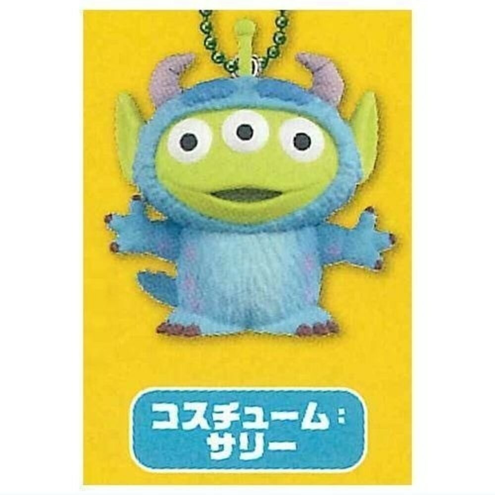 日本T-ARTS DISNEY三眼怪變裝吊飾 扭蛋 皮克斯 三眼怪吊飾 鑰匙圈吊飾 包包吊飾 三眼怪-規格圖9
