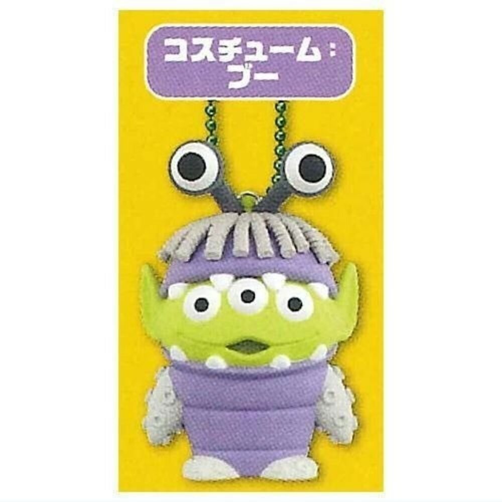 日本T-ARTS DISNEY三眼怪變裝吊飾 扭蛋 皮克斯 三眼怪吊飾 鑰匙圈吊飾 包包吊飾 三眼怪-規格圖9