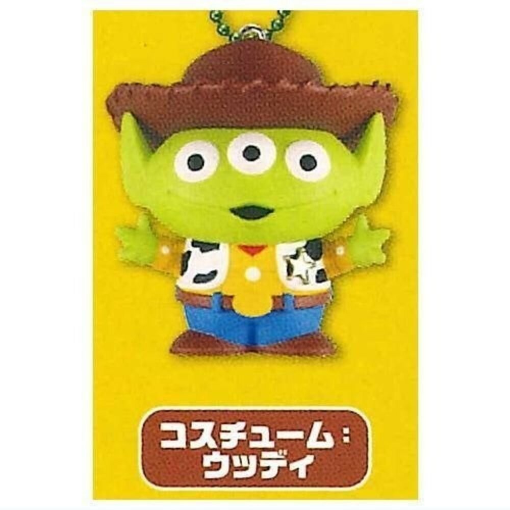 日本T-ARTS DISNEY三眼怪變裝吊飾 扭蛋 皮克斯 三眼怪吊飾 鑰匙圈吊飾 包包吊飾 三眼怪-規格圖9