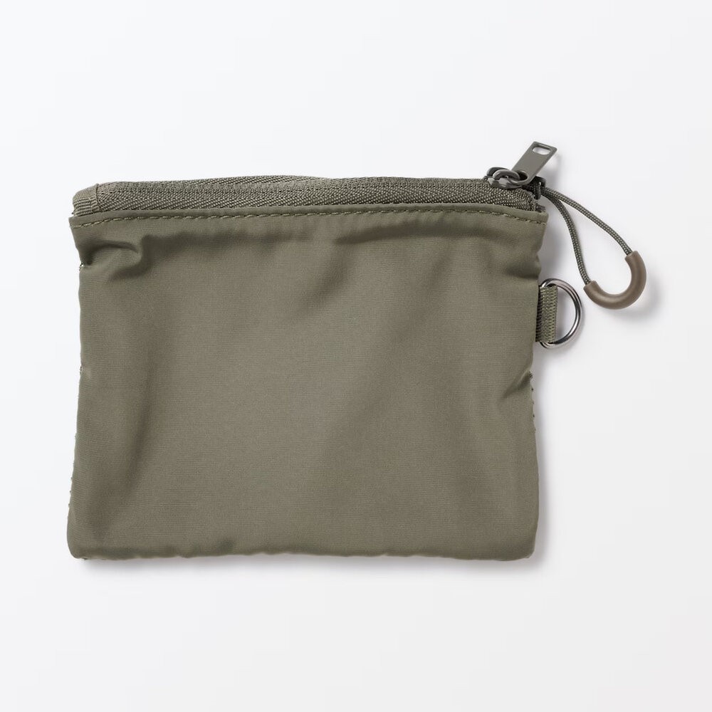 無印良品 MUJI 雙拉鏈包S 雙層零錢包 化妝包 | 小收納包 零錢包 收納袋 小袋 旅行收納-細節圖5