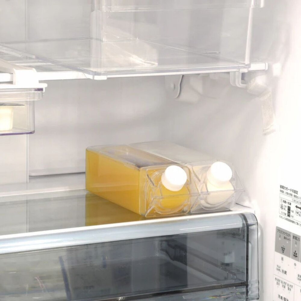 日本製 透明方形冷水壺 輕量耐用 500ml 1000ml | 冷泡茶水壺 冷水壺 造型水壺 夏日必備冷泡茶 日本進口-細節圖2