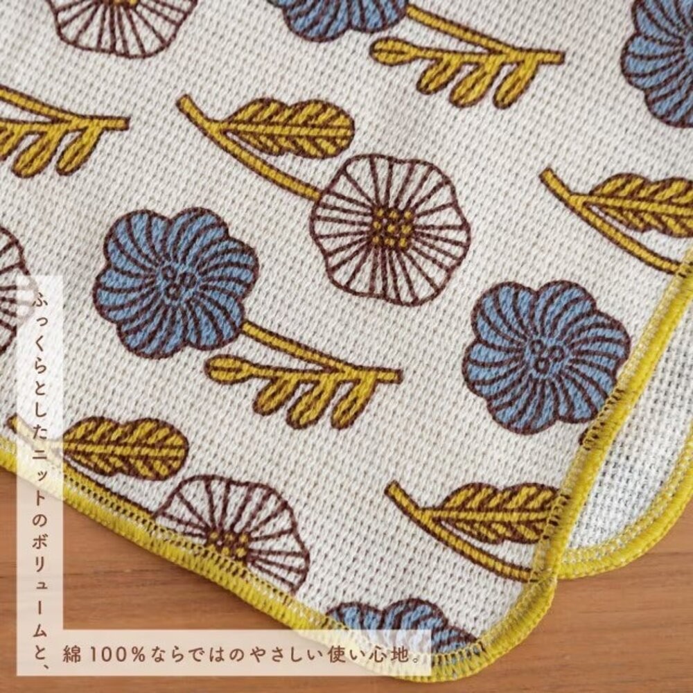 日本 BISQUE 100%純棉擦拭布 35cm | 家事布 防塵布 抹布 精緻抹布 無螢光加工 Kukka Lokki-細節圖4