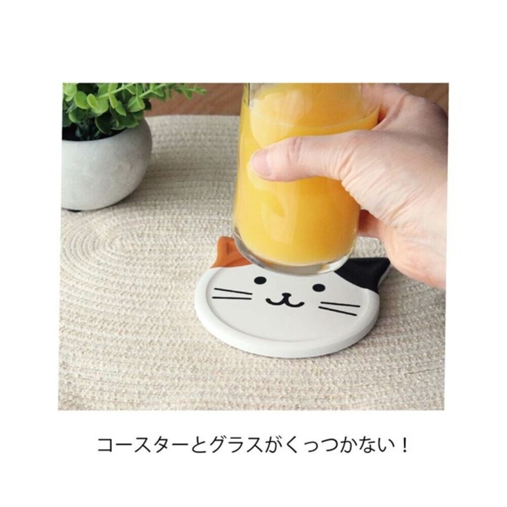 貓奴必備 貓咪吸水杯墊 杯墊 軟木杯墊 | 杯子墊 動物杯墊 陶瓷杯墊 吸水墊 茶杯墊-規格圖5