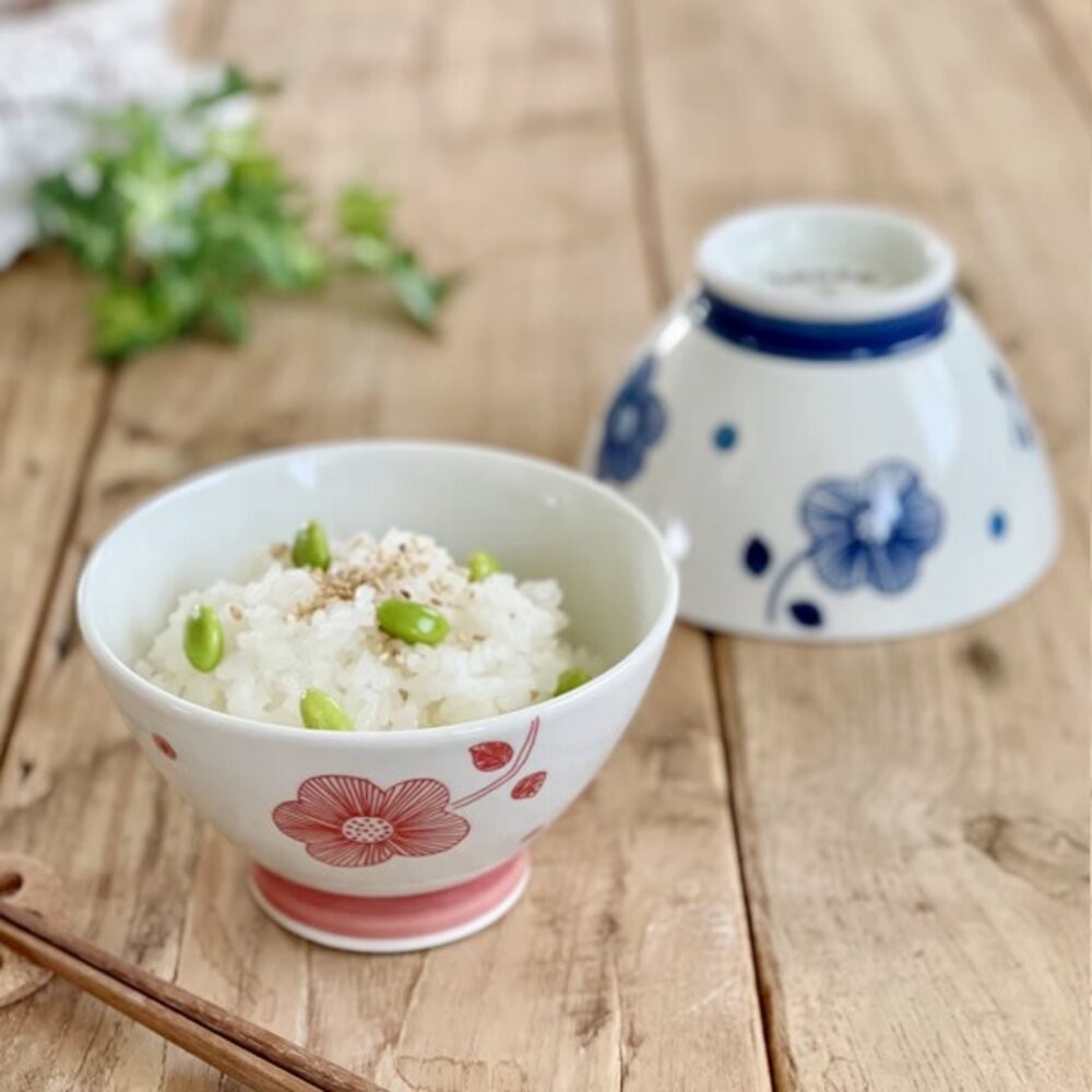 日本製 有田燒 花繪夫婦碗 陶瓷碗 | 兒童碗 餐碗 日式碗 茶碗 日式碗盤 飯碗 湯碗 日本碗 日式餐具 日本進口-細節圖3